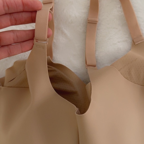 HONEYLOVE Womens Beige SuperPower Mid Thigh Bodysuit Size Small Slimming Shaping - Picture 8 of 10